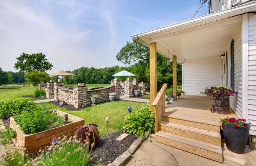 Wooster House | Countryside Home in Wooster with Patio and Fire Pit
