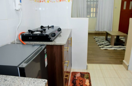 Nanyuki Apartment | Cozy 1-bedroom apartment inNanyuki with Free Wi-fi, fully furnished kitchen