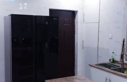 Alimosho Apartment | Cozy 2-bedroom apartment in a pleasant area in Abesan Lagos with AC, WiFi,Solar