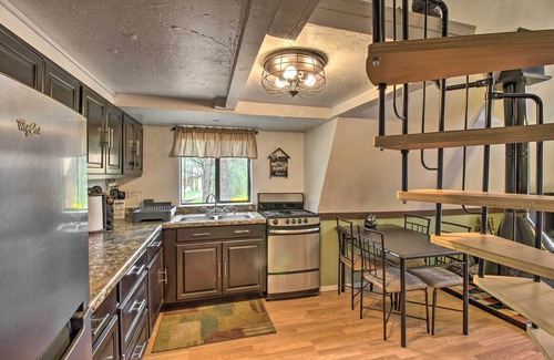 Overgaard Cottage | Cozy A-frame Cabin in Overgaard: Pets Welcome