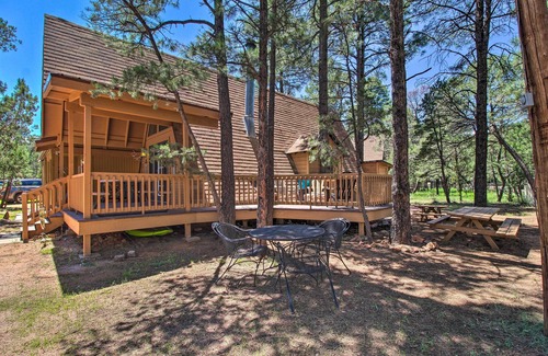 Overgaard Cottage | Cozy A-frame Cabin in Overgaard: Pets Welcome