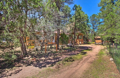 Overgaard Cottage | Cozy A-frame Cabin in Overgaard: Pets Welcome