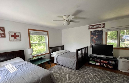 Newbury House | Cozy A-Frame: Rustic Charm & Modern Comfort