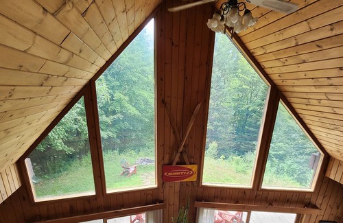 Whippleville Cabin | Cozy AFrame Cabin w/ Hot Tub overlooking Titus Mtn