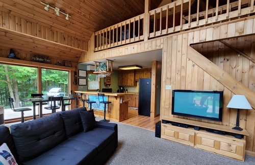 Whippleville Cabin | Cozy AFrame Cabin w/ Hot Tub overlooking Titus Mtn
