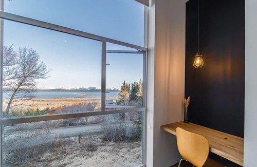 Homer House | Cozy and modern craftsman home with deck, fire pit, and amazing views!