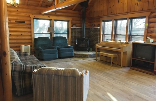 Rolette County Cabin | Cozy and peaceful 1-bedroom cabin with loft near peaceful Saint John, ND