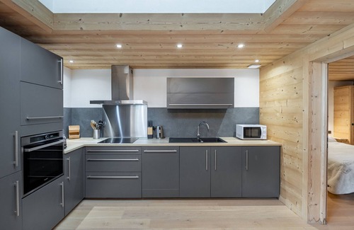 Demi-Quartier Apartment | Cozy and Spacious Apartment in Megève with Garden and Terrace Nearby Ski Lifts