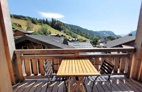 Les Gets Apartment | Cozy apartment, 3 bedrooms, terraces, parking