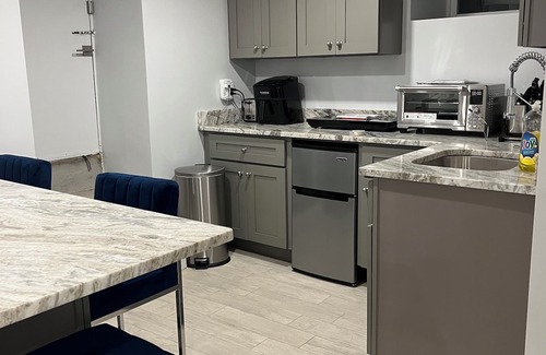 Mattapan Apartment | Cozy basement/studio apartment with kitchenette and bathroom!