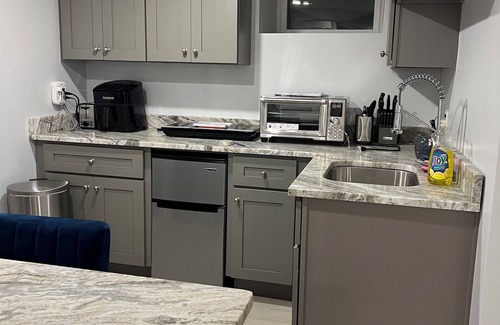 Mattapan Apartment | Cozy basement/studio apartment with kitchenette and bathroom!