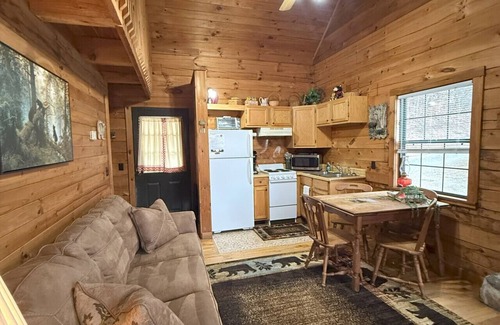 Maggie Valley Cabin | Cozy Bear Log Cabin, View, Wifi, Dogs Allowed