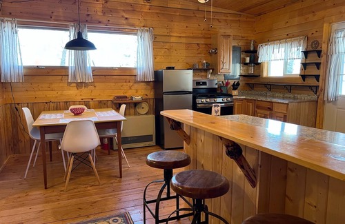 Broadwater County Cabin | Cozy cabin nestled beside a spring-fed pond&hobby farm in the Elkhorn Mountains