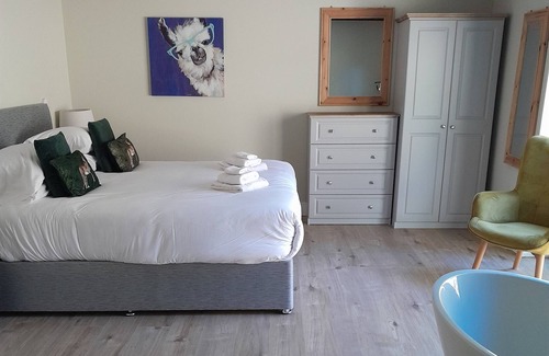 Roundwood Cottage | Cozy, comfortable cottage on an alpaca farm
