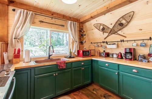 Hague Cabin | COZY CUB CABIN Brookside Lake George, Hot Tub, 24 acres w/Brook