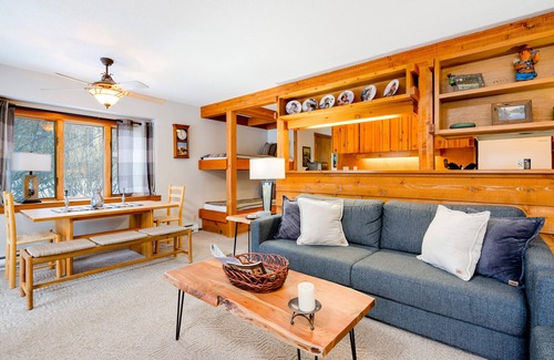 Moose Wilson Road Condo | Cozy end condo with fireplace & washer/dryer - near Teton Village & Jackson