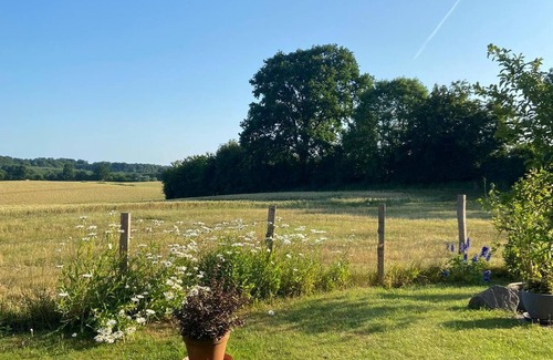 Schoenwalde am Bungsberg Apartment | Cozy farmhouse situated on hill, with beautiful view of nature