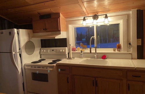Jackman Cabin | Cozy four season cabin centrally located near the heart of downtown Jackman