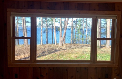 Spruce Cottage | Cozy Hubbard Lake waterfront -beautiful views, private wooded lot, fireplace
