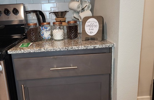 Friendswood Apartment | Cozy long-term stay king bed in Friendswood TX, close to Houston and Clear Lake.