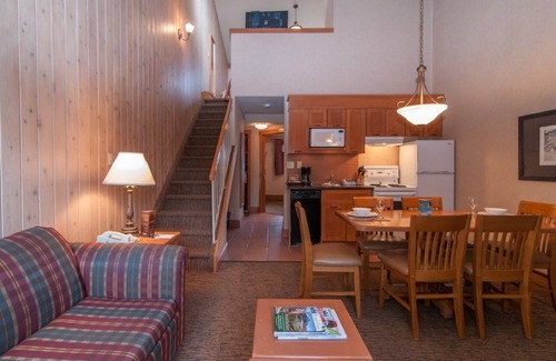 Banff Condo | Cozy Mountain Chalet with Loft | Hot Pools Access!