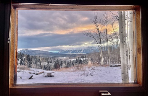 Stikine Region Cabin | Cozy off the grid cabin with stunning view