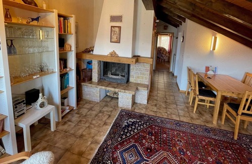 Gampel Apartment | Cozy penthouse in Swiss Chalet Style