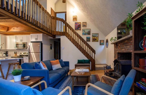 Locust Lake Village Ski Chalet | Cozy Pines Chalet in the Poconos with Hot Tub and Fire Pit