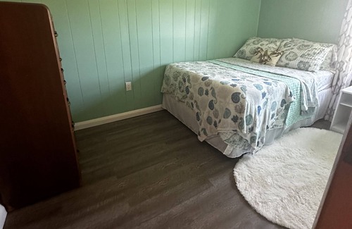 Jonesport House | Cozy ranch home situated off the main road overlooking Moosabec Reach.