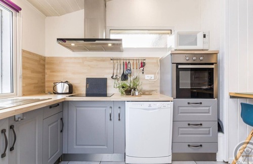 Cosqueville Cottage | Cozy Seaside Cottage with Terrace, Private Garden & Electric Car Charging
