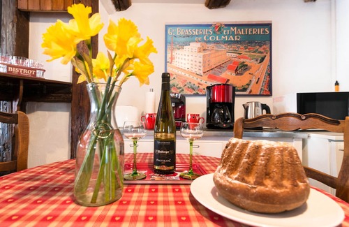 Ribeauville Apartment | Cozy studio apartment, Muscat in the center of Ribeauvillé in Alsace
