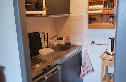 Crest-Voland Apartment | Cozy Studio for 4 near Slopes and Village Center, South-Facing, Pet Friendly