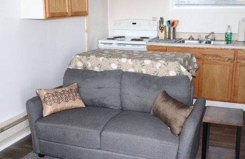 St Ignace Apartment | Cozy Studio Steps from Ferry & Downtown St. Ignace