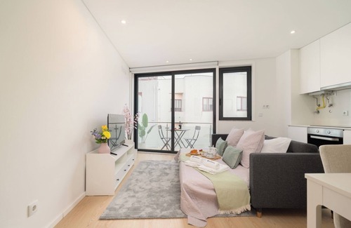Leca da Palmeira Apartment | Cozy Studio w/Balcony and Garage by HostWise