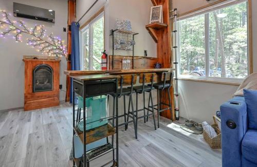 Boles House | Cozy Tiny Cabin with Porch & Fire Pit near Scenic Trails in Western Arkansas