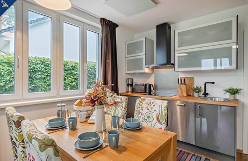 Quilitz House | Cozy vacation home in the countryside - with fireplace, terrace & view of the countryside