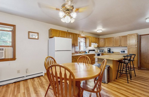 Friendship House | Cozy wooded duplex w/WiFi, full kitchen, shared W/D & near lakes & trails