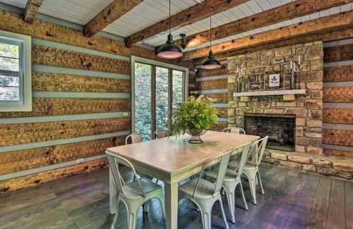 Frank House | Creekside cabin w/hot tub, fireplace & trail