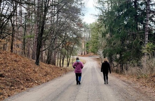 St Croix Falls RV Rental | Creekside Group Glamp Site at Big Rock Creek!