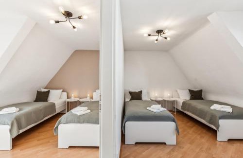 Gifhorn Apartment | CREW BEDS - APARTMENT in Gifhorn City für 4 Personen- 50m2, 2 Zi, 4 Einzelbetten, Free Kaffee, WiFi & Parking - 24h CHECK IN