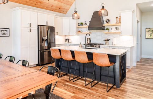 Thompsonville House | Crystal Mountain Retreat: Private Betsie Riverfront & Recreational Trail Access