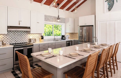 Fish Bay Villa | Crystal Shores Estate, Beautiful Island Estate Overlooking Fish Bay w/Large Saltwater Pool