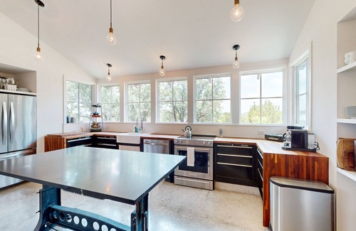 Spicewood House | Custom Hill Country getaway with Rolling Hill Views, Fabulous Pool and BBQ Area