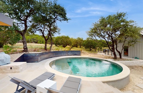 Spicewood House | Custom Hill Country getaway with Rolling Hill Views, Fabulous Pool and BBQ Area