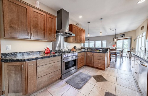Orick House | Custom home overlooking Redwood Creek Valley - hot tub, furnished deck & firepit