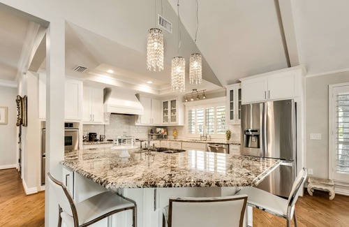 Plano House | Custom Lake-View Home with Private Heated Pool & Pool Spa