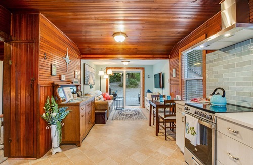 Camano Island Cottage | Cute cabin in gorgeous setting near the beach with firepit, WiFi, & private w/d