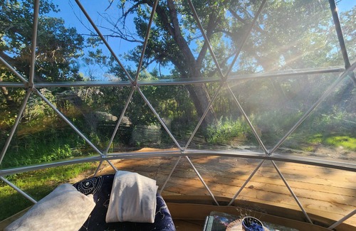 Rosedale Cabin | #D1 Stargazer Dome -1 Qn & Futon Bed-No pets please