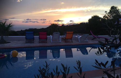 Pantelleria House | Dammuso Elisa sea view with swimming pool - Tramonti on Tunisia