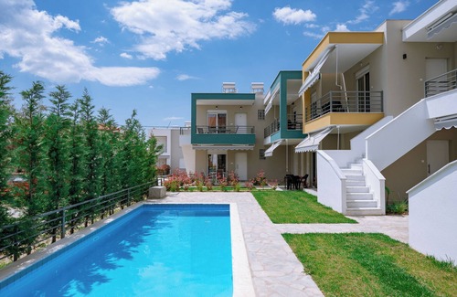 Ofrinion Apartment | Danai & Palm Residential Complex-Two-Bedroom Apartment with Pool Access